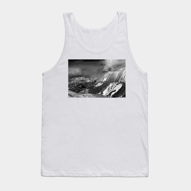 Courchevel 3 Valleys French Alps France Tank Top by AndyEvansPhotos